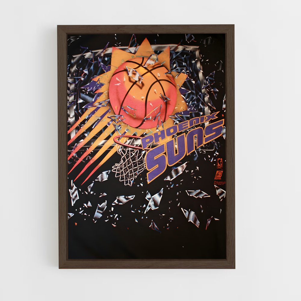 Poster Suns & Hoops – affiche Basketball (vue 5)